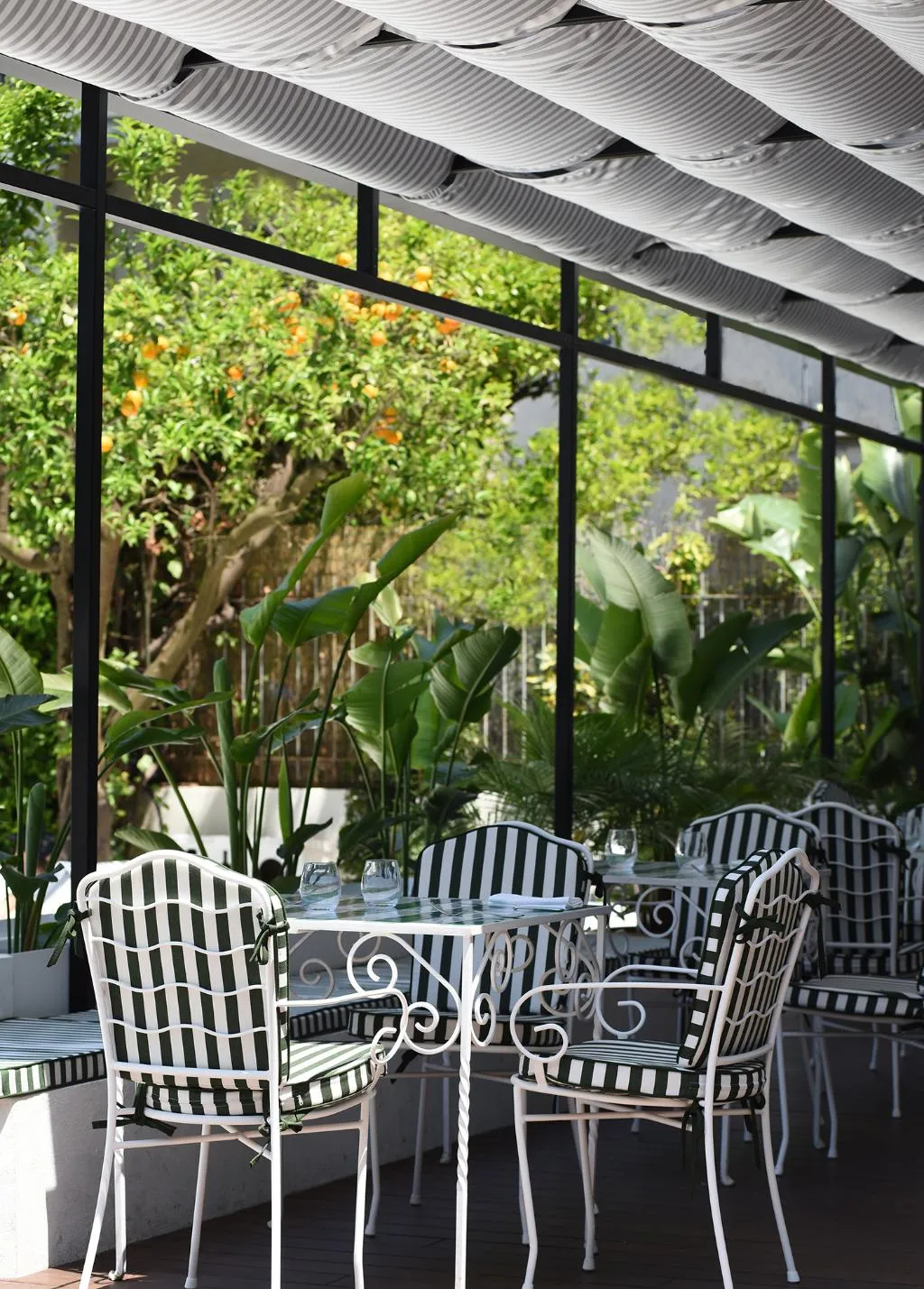 Restaurant, Grand Hotel Flora, Naples