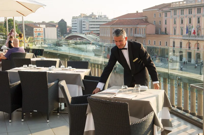 Terrace, Carlton on the Grand Canal, Venice