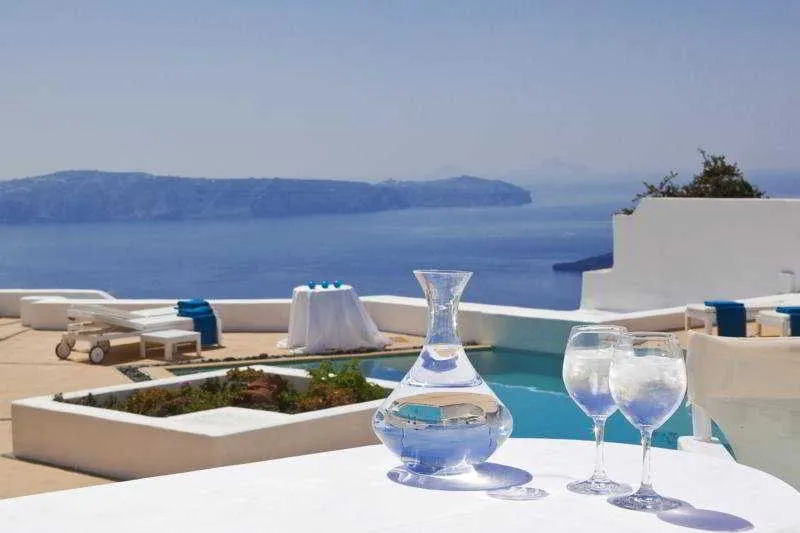 Terrace, Aria Suites, Santorini