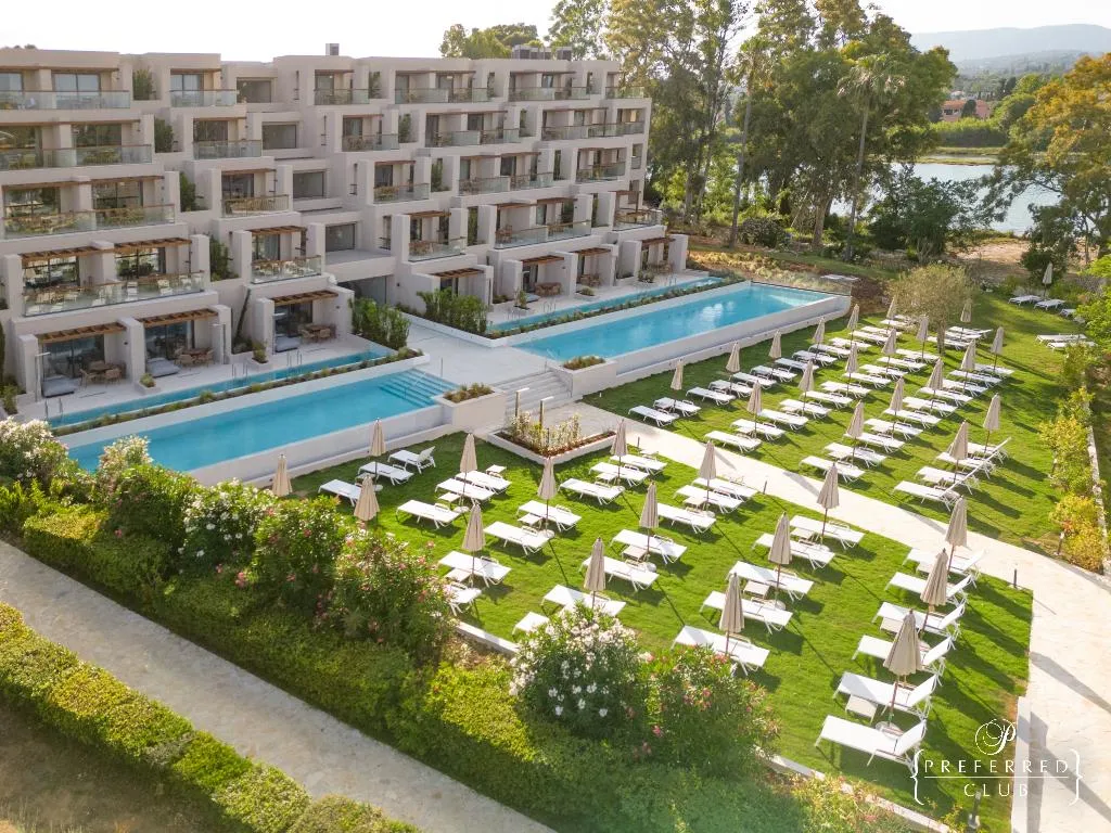 Terrace, Hyatt Ziva Corfu, Corfu