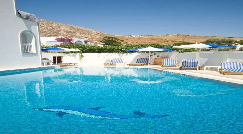 Pool, Hotel Glaros, Santorini