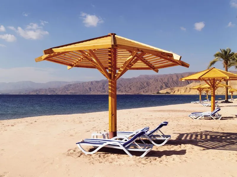 Beach, Movenpick Resort Taba, Red Sea Riviera