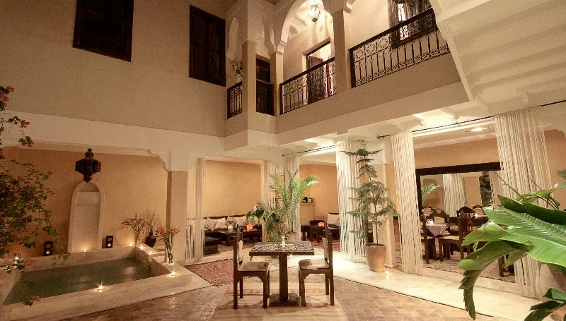 Lobby, Riad Karmanda, Marrakech