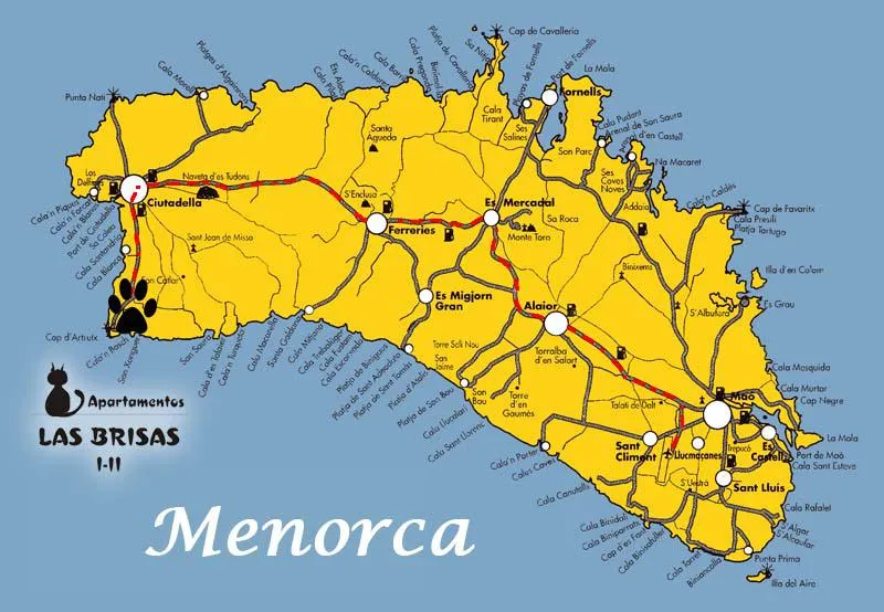 Beach, Las Brisas I & II, Menorca