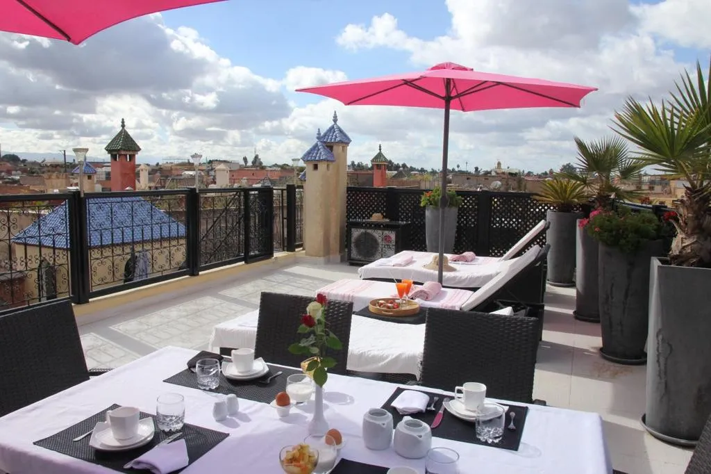 Terrace, Riad Carllian, Marrakech