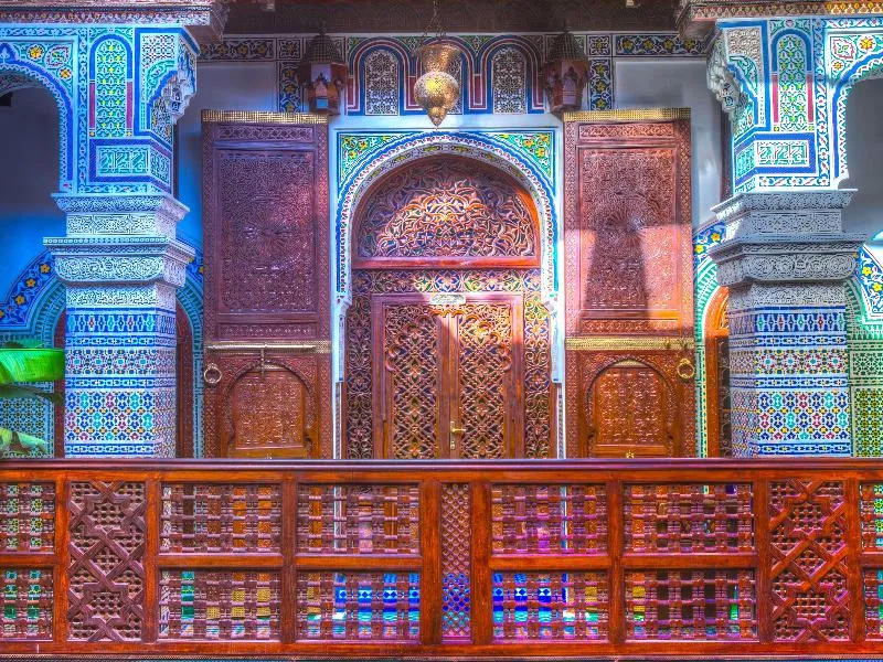 General view, Riad Rcif, Fez