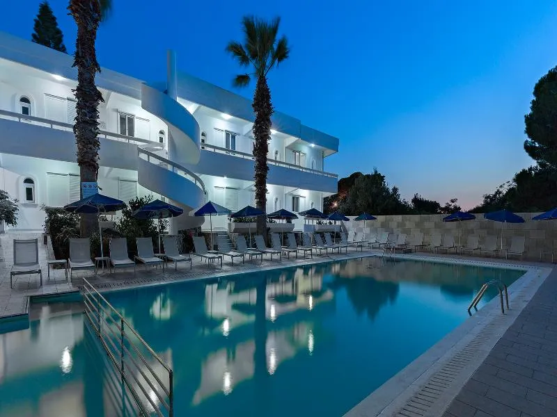 General view, Paleos apartments, Rhodes