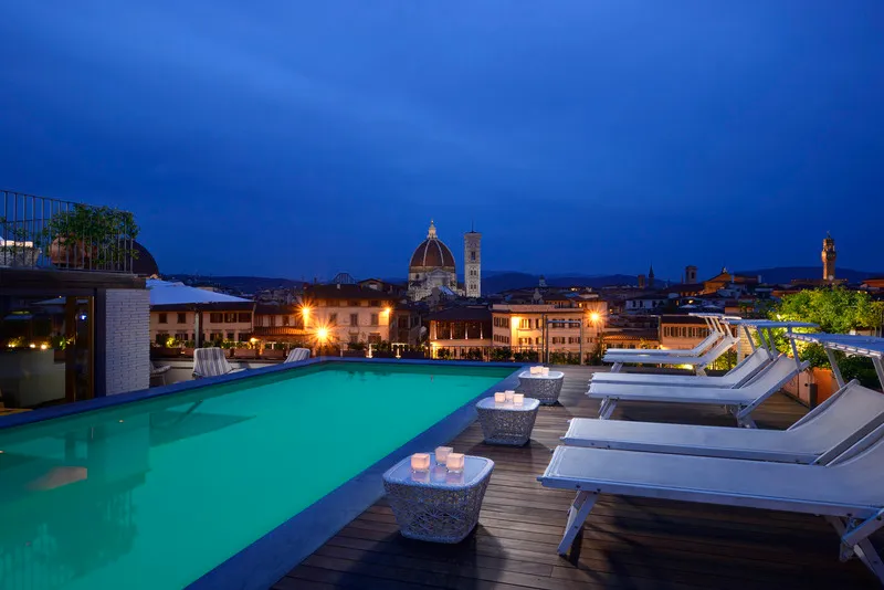 Terrace, Grand Hotel Minerva, Florence