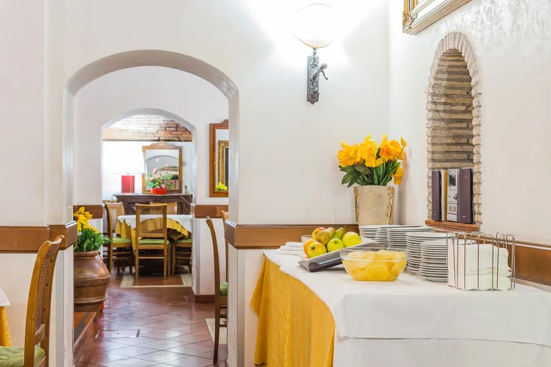 Restaurant, Hotel Galles, Rome
