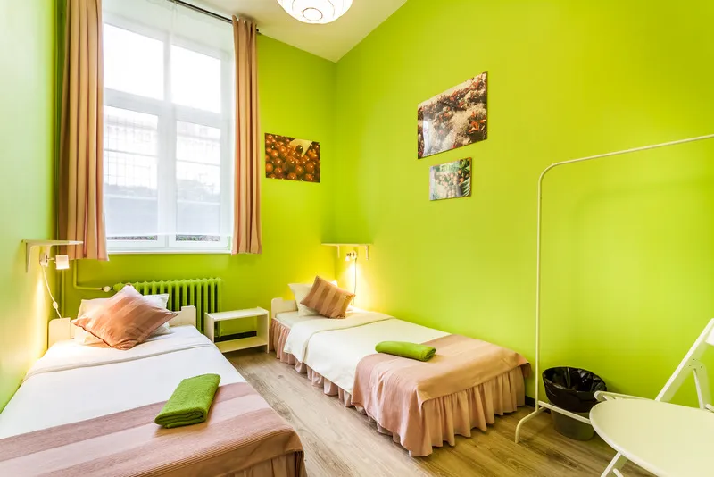 Double or Twin WITH SHARED BATHROOM Room, The Secret Garden Hostel, Krakow