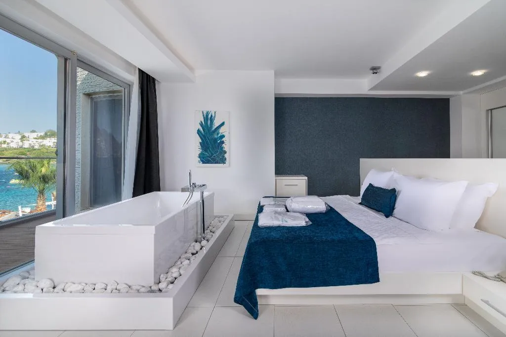 DOUBLE DELUXE SEA VIEW Room, Highlight Hotel, Bodrum
