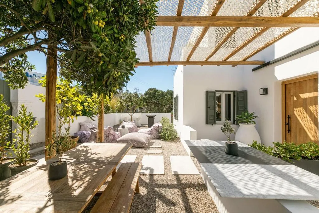 Terrace, Belvedere hotel, Mykonos