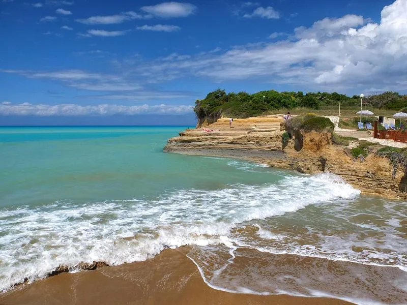 Beach, Toulas Apartments, Corfu