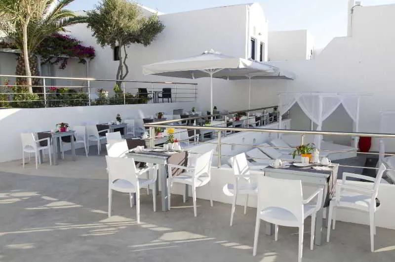 General view, RK Beach hotel, Santorini