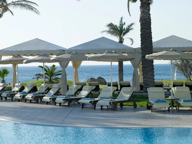 Terrace, Rodos Palladium, Rhodes