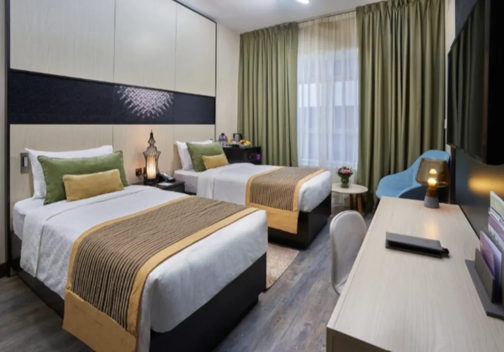 TWIN DELUXE Room, TIME Express Hotel Al Khan, Dubai