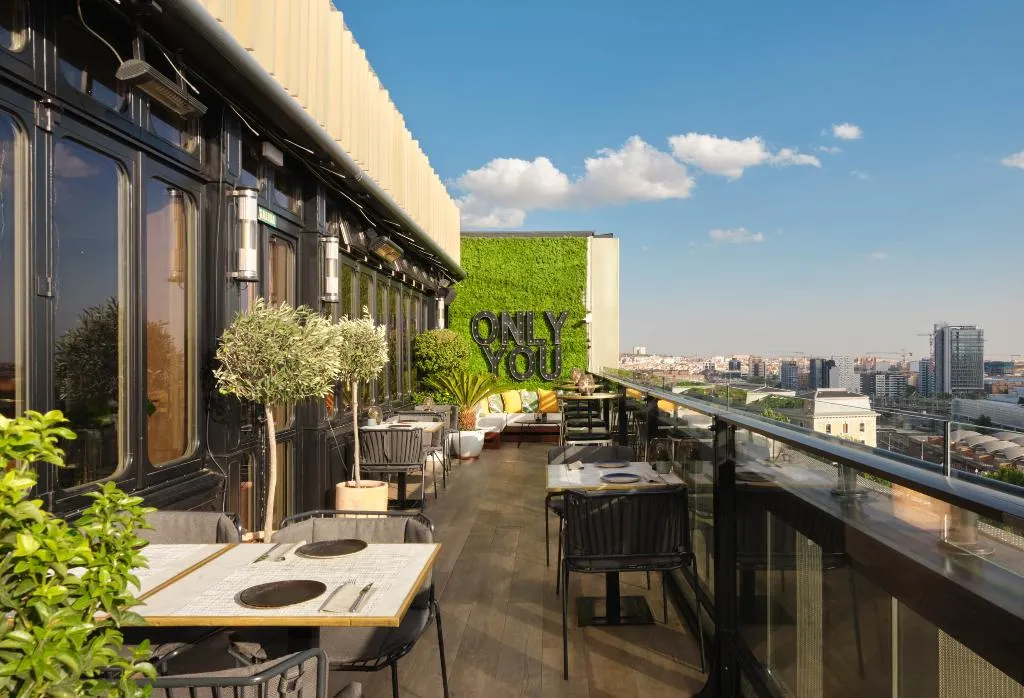 Terrace, Only You Hotel Atocha, Madrid