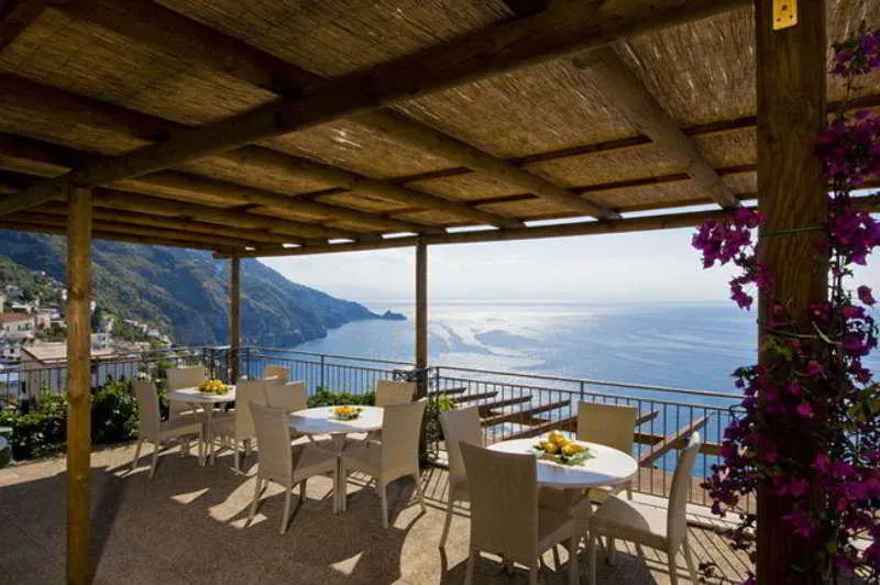 Terrace, Hotel Margherita, Naples
