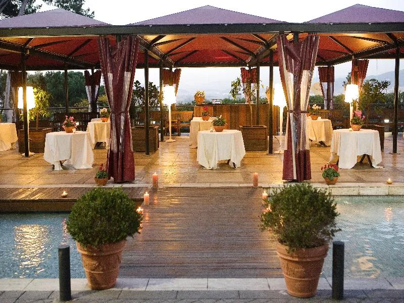 Terrace, El Castell Hotel, Barcelona