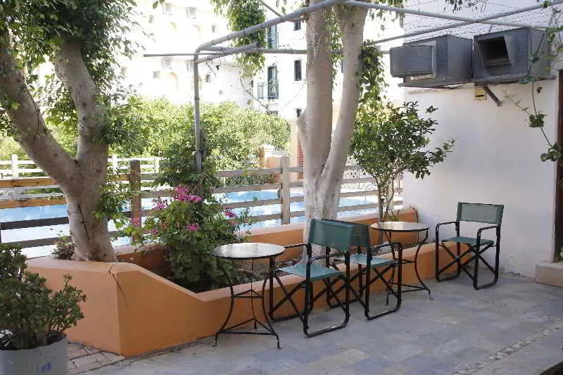 Terrace, Athina Inn, Crete
