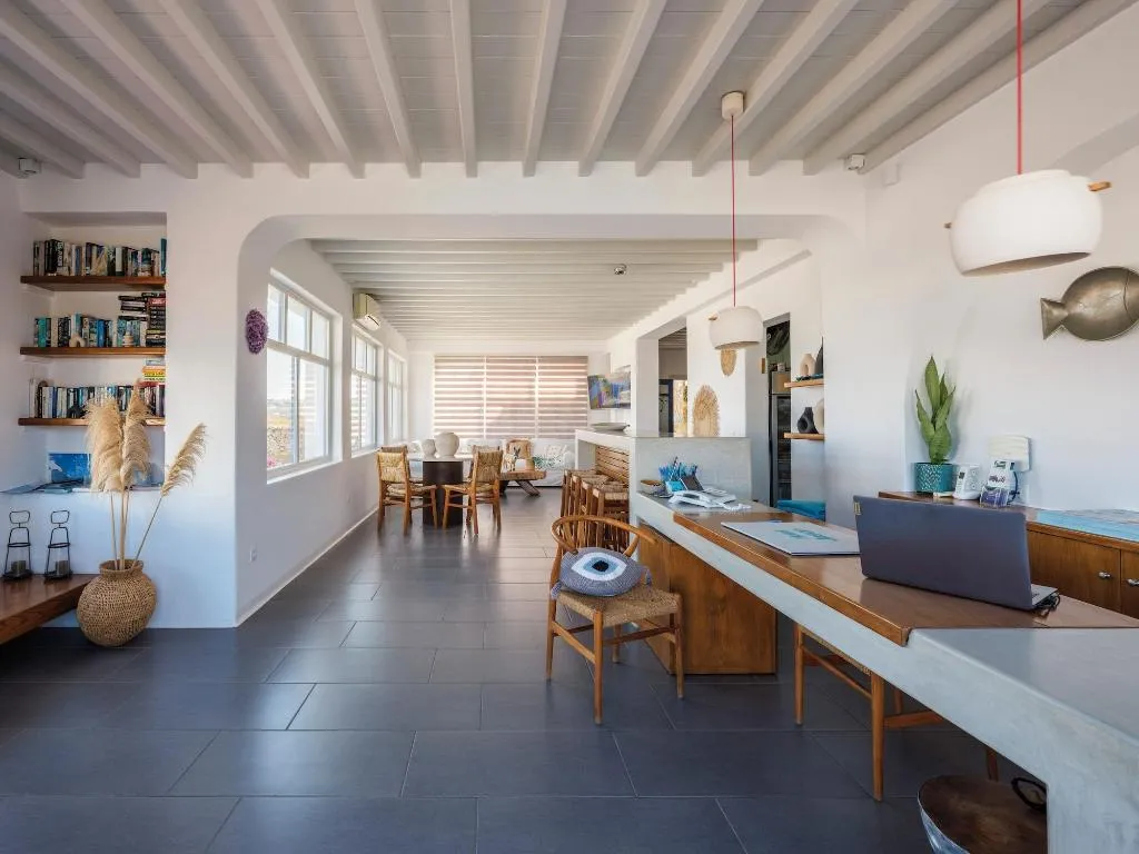 Lobby, Hotel Jason, Mykonos