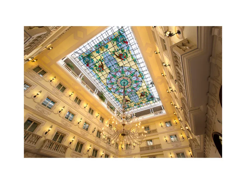 Lobby, Grand Hotel Vanvitelli, Naples