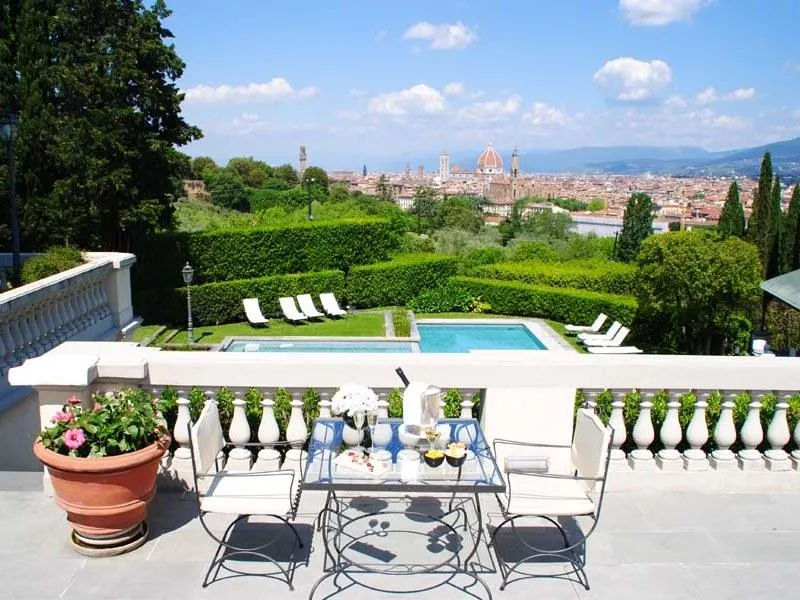 Terrace, Villa la Vedetta, Florence