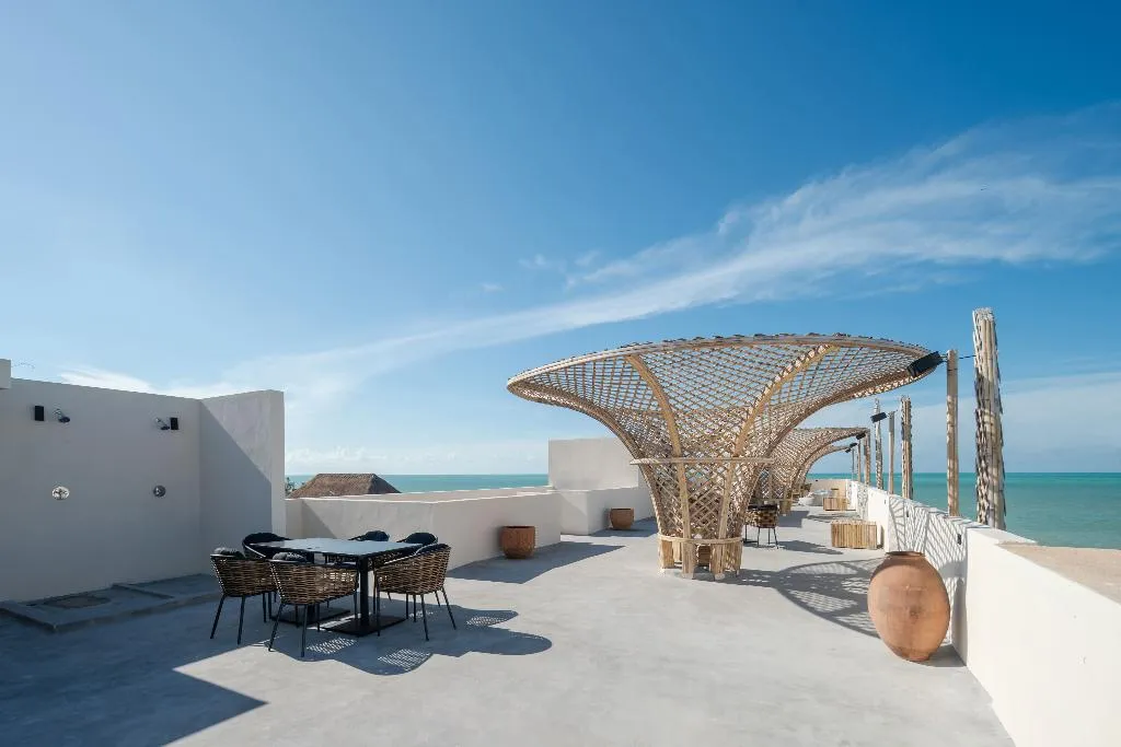Terrace, Ana y Jose Hotel & Beach Club Holbox, Cancun Area