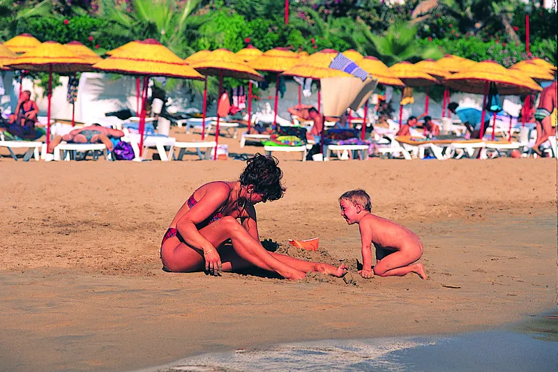 Beach, Rubi Hotel, Antalya