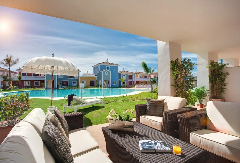 Terrace, Cortijo del Mar Resort, Costa Del Sol