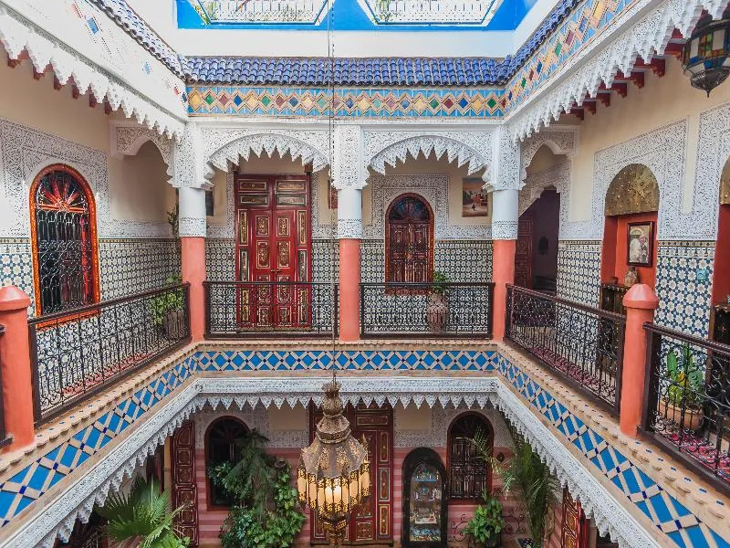 Lobby, Riad Bleu Du Sud, Marrakech