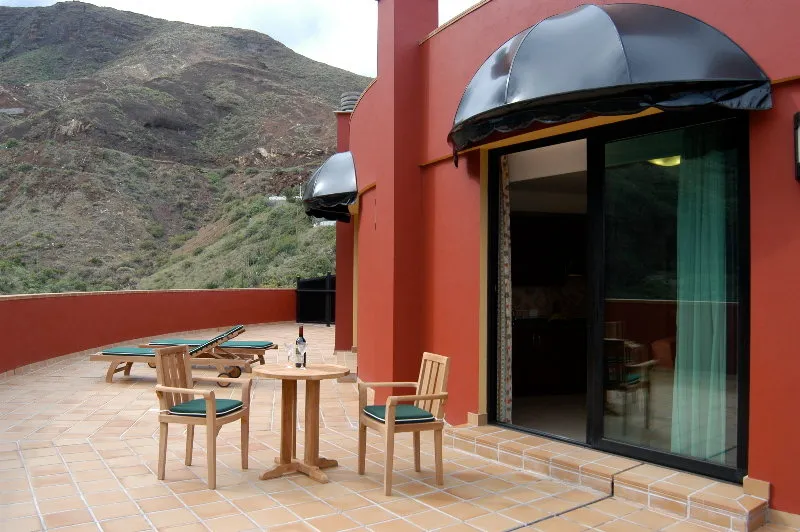 Terrace, Galeon Hotel, La Palma