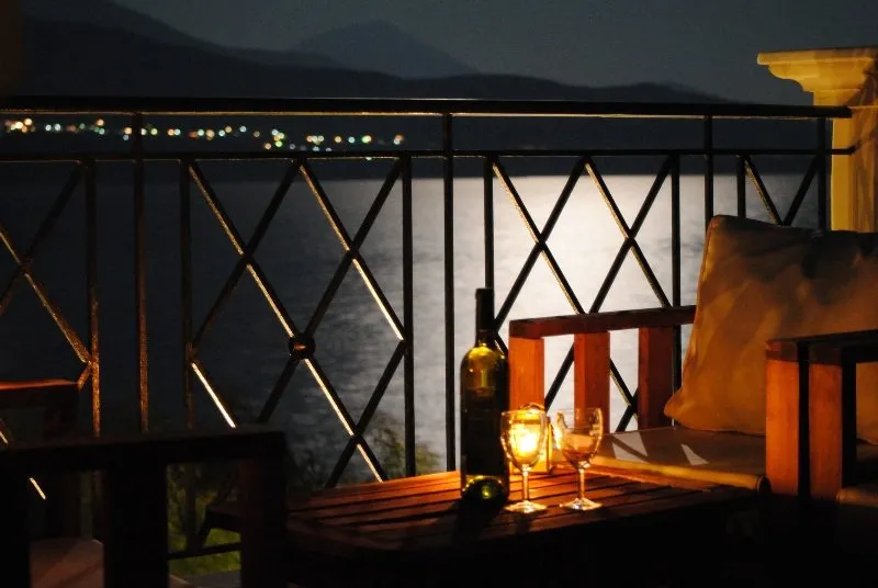 Terrace, Lazaratos Hotel, Kefallinia