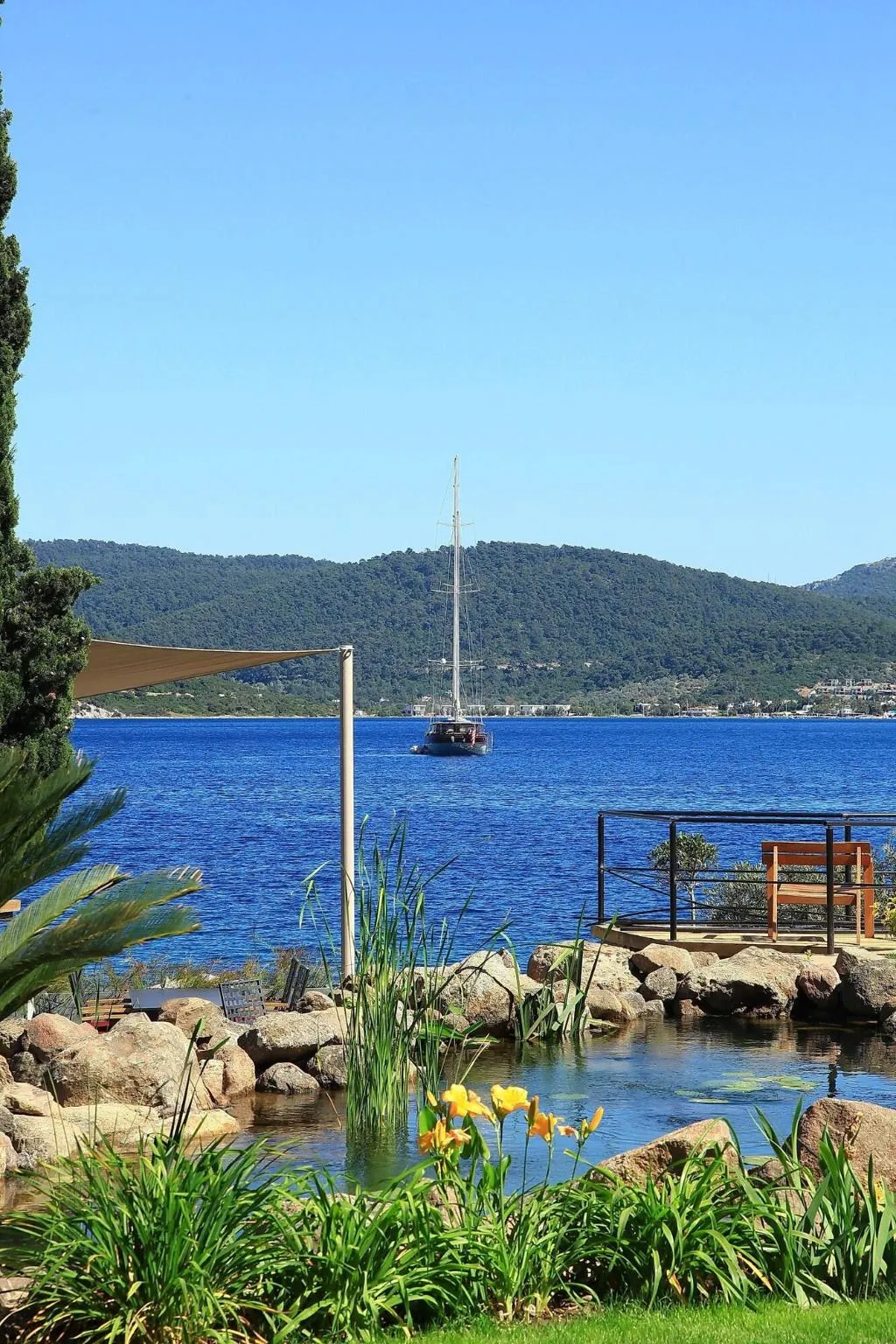 General view, No 81 Hotel, Bodrum