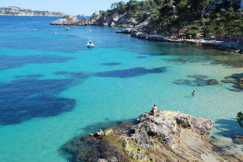 General view, Petit Cala Fornells, Majorca