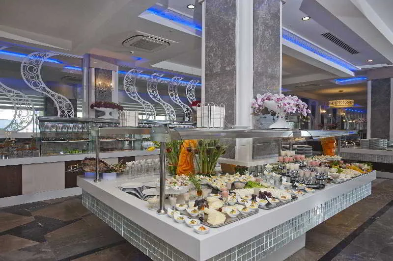 Restaurant, Crystal Waterworld Aqua Collection, Antalya