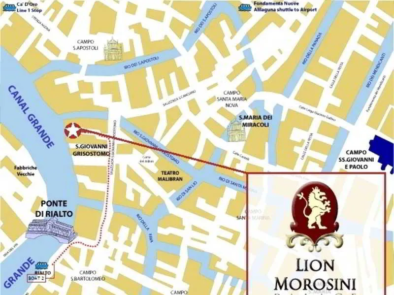 General view, Al Palazzo Lion Morosini, Venice