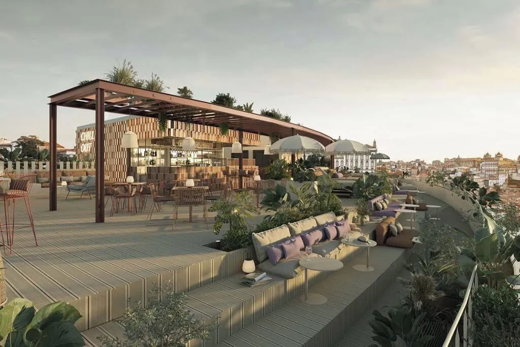 Terrace, The Social Hub Porto, Porto