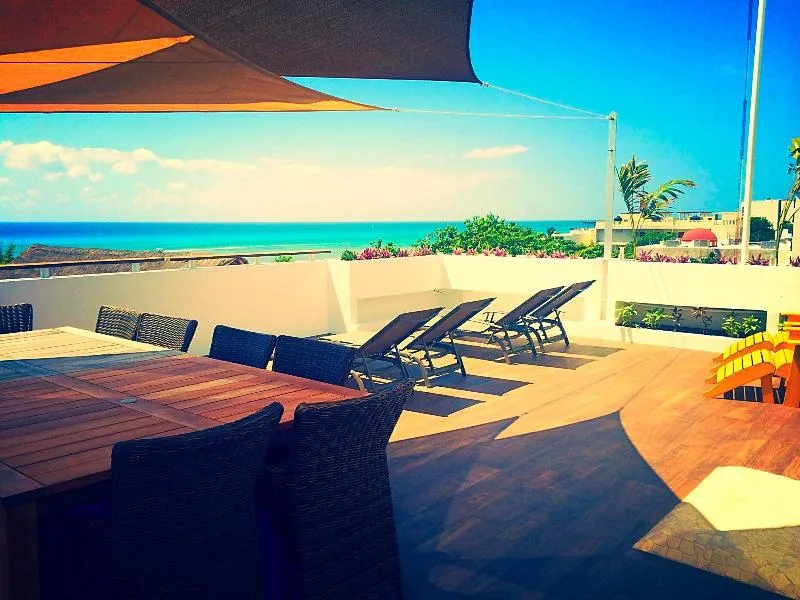 Terrace, El Sol del Caribe 5ta Av. Apart Hotel, Playa Del Carmen
