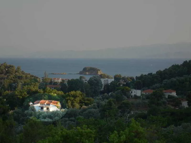 General view, Zachos, Skiathos