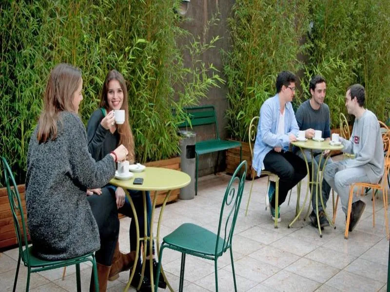 Terrace, Youth Hostel Pere Tarres, Barcelona