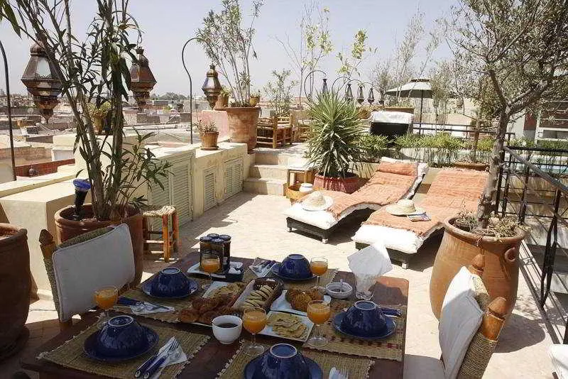 Terrace, Riad Moullaoud, Marrakech