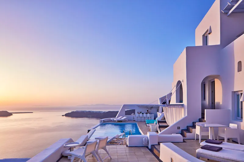 Pool, Astra Suites, Santorini