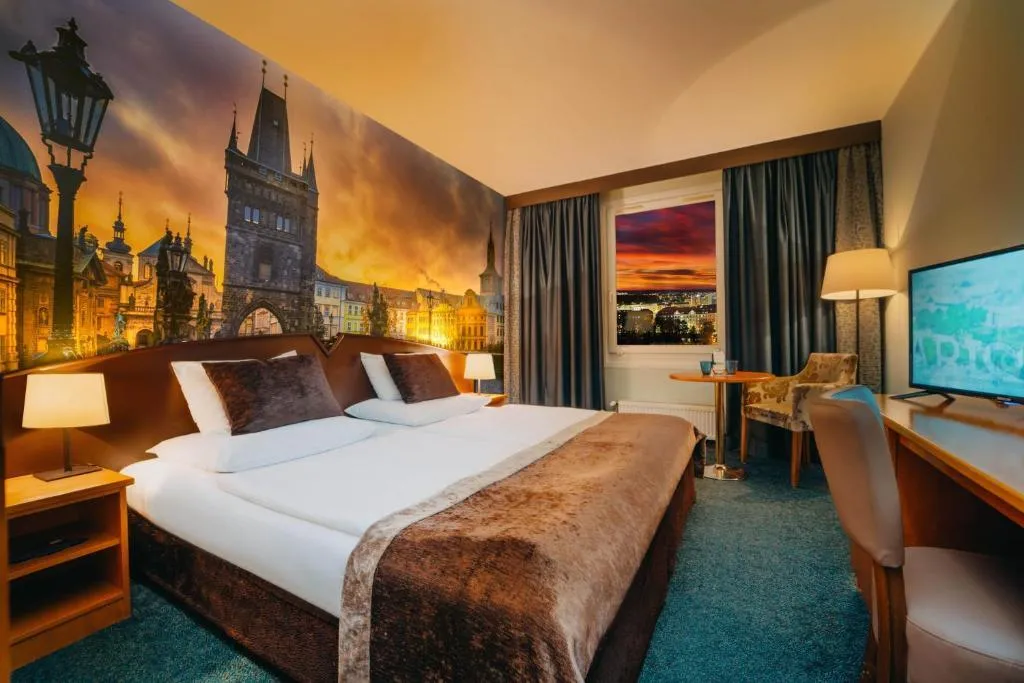Room, Plaza Boutique Hotel, Prague