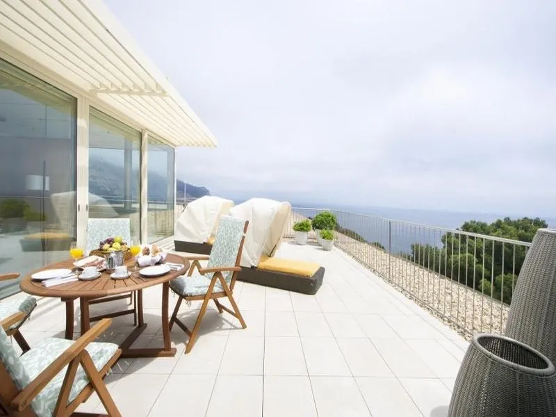 Terrace, Parador de Aiguablava, Costa Brava
