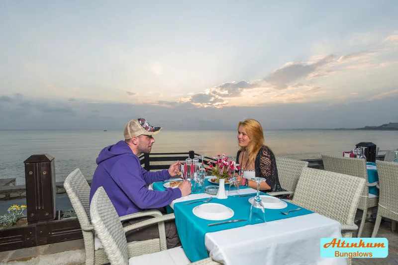 Terrace, Side Altinkum Bungalow Hotel, Antalya