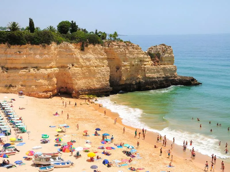 Beach, Quinta das Figueirinhas and Quintinha Village, Algarve