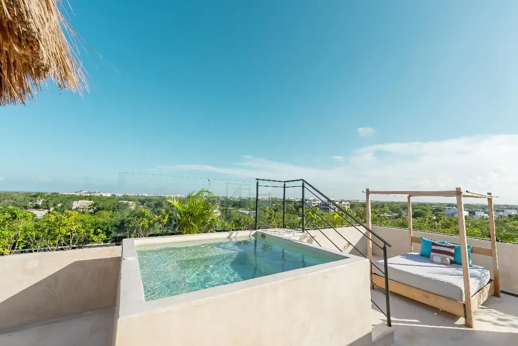 Terrace, Prana Tulum Boutique Hotel, Cancun Area