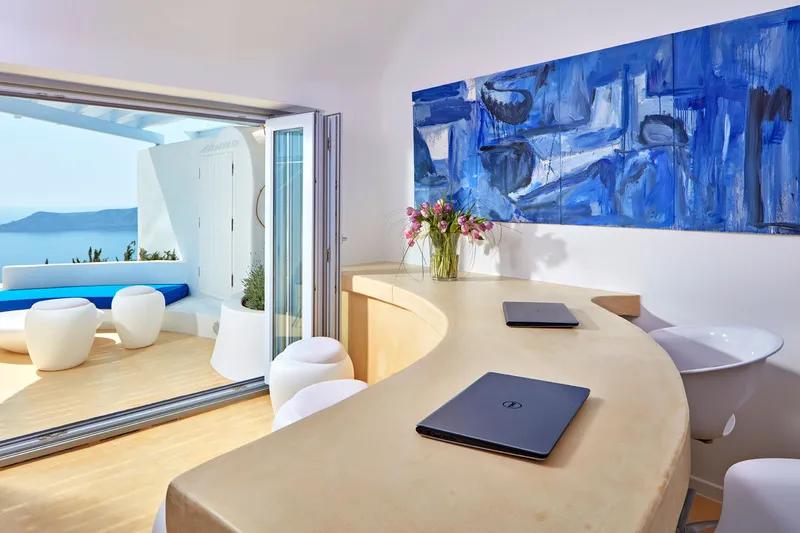Lobby, Astra Suites, Santorini