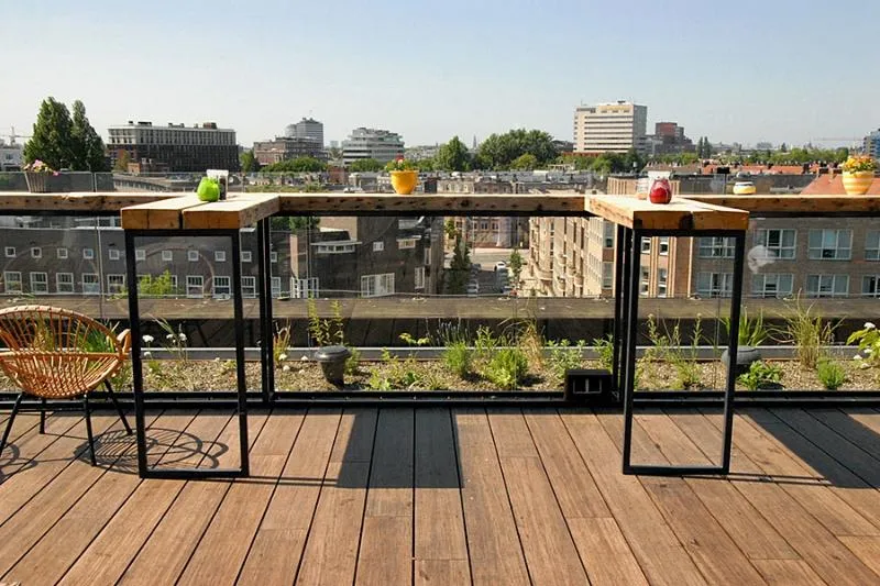 Terrace, Hotel Casa Amsterdam, Amsterdam